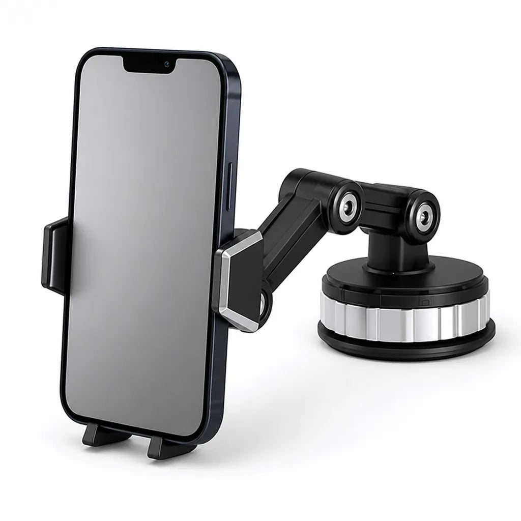 Support de téléphone de voiture à ventouse rotatif à 360° et utilisation à une main