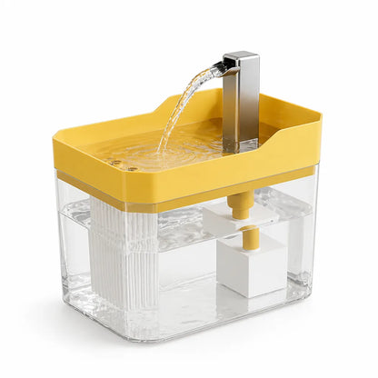 Fontaine à eau pour chat 360° circulante 1,5L (Base antidérapante)