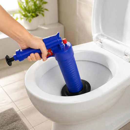 Ventouse à haute pression sans produits chimiques pour canalisations (accessoires interchangeables)