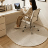 Tapis de chaise de bureau en molleton bouclé et antidérapant