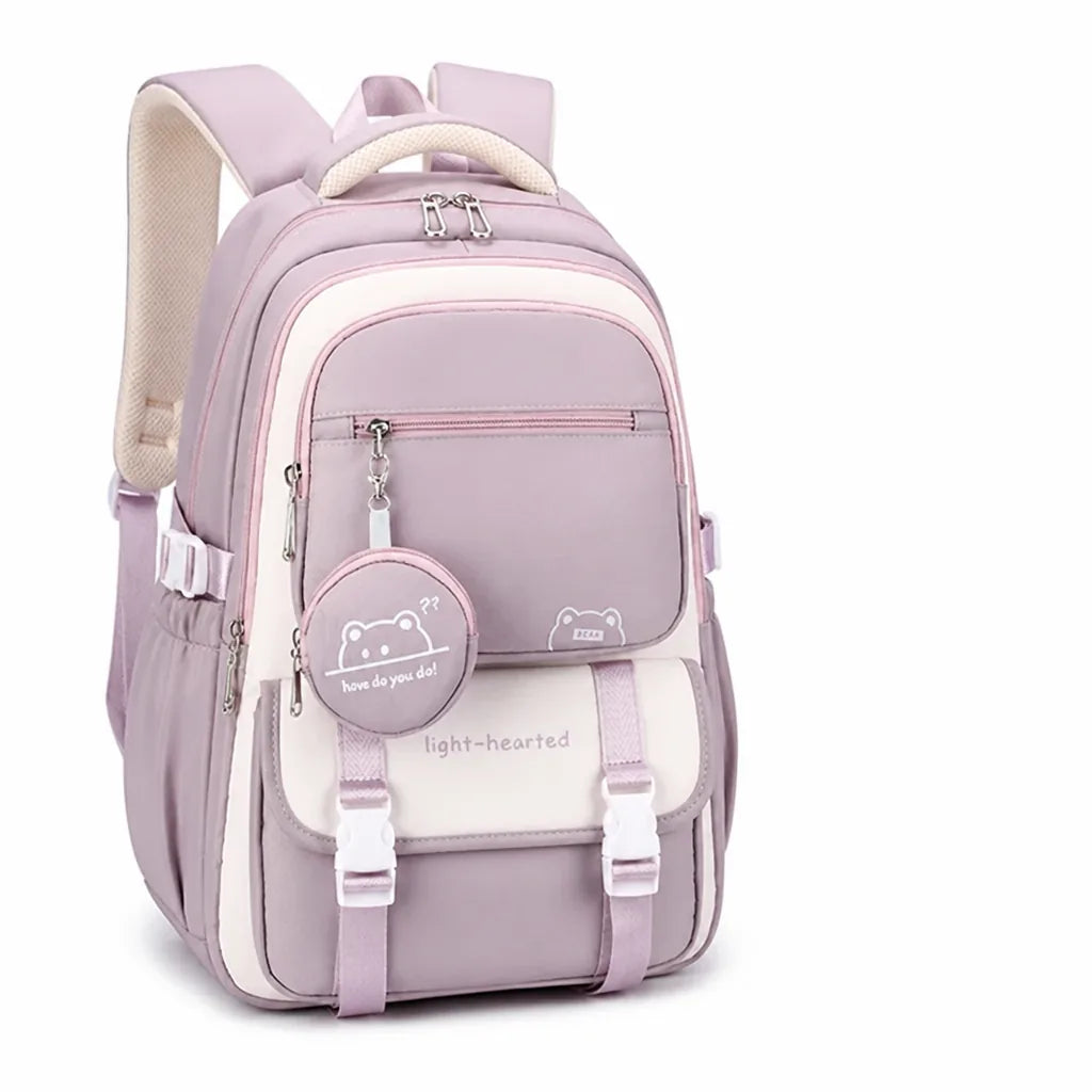 Sac à dos multi-compartiments déperlant (pour filles et ados)