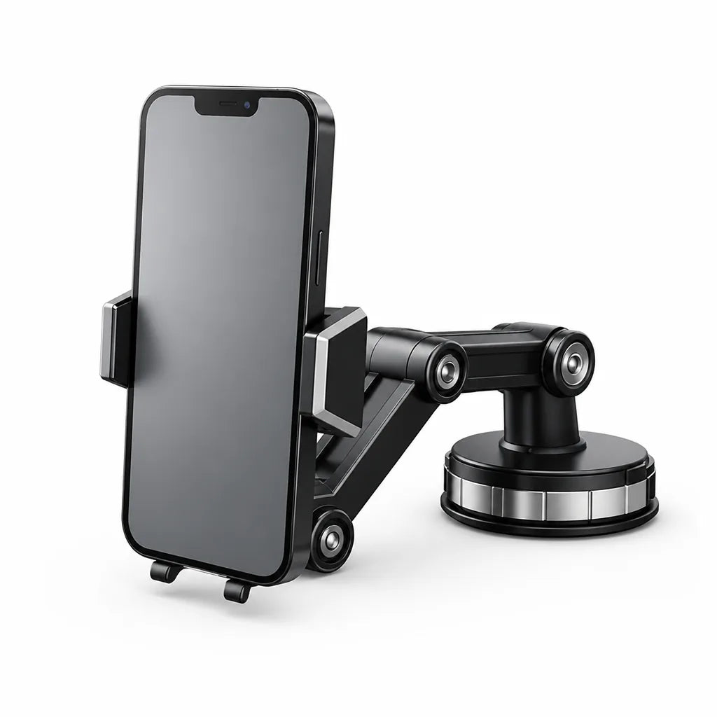 Support de téléphone de voiture à ventouse rotatif à 360° et utilisation à une main