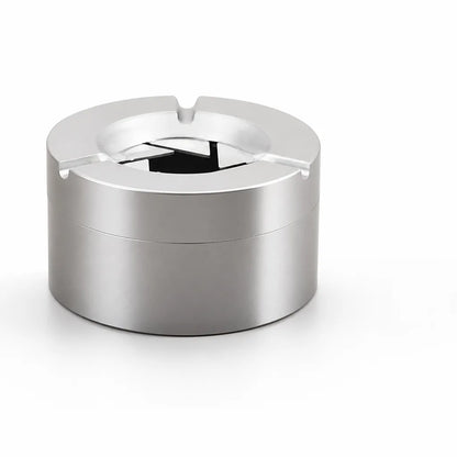 Cendrier en acier inoxydable avec joint anti-odeur (verrouillage rotatif à 360°)
